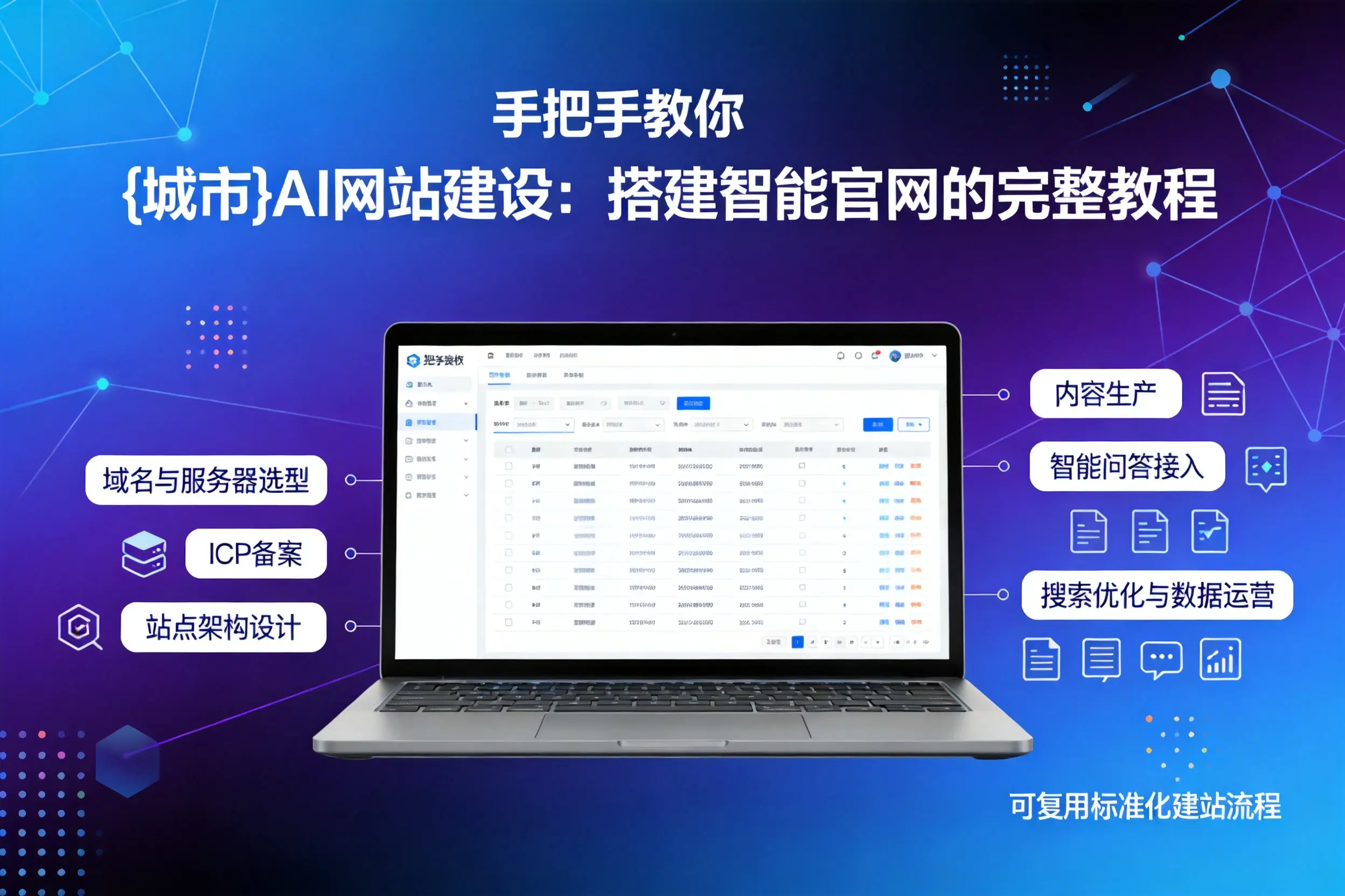 手把手教你娄底AI网站建设：搭建智能官网的完整教程