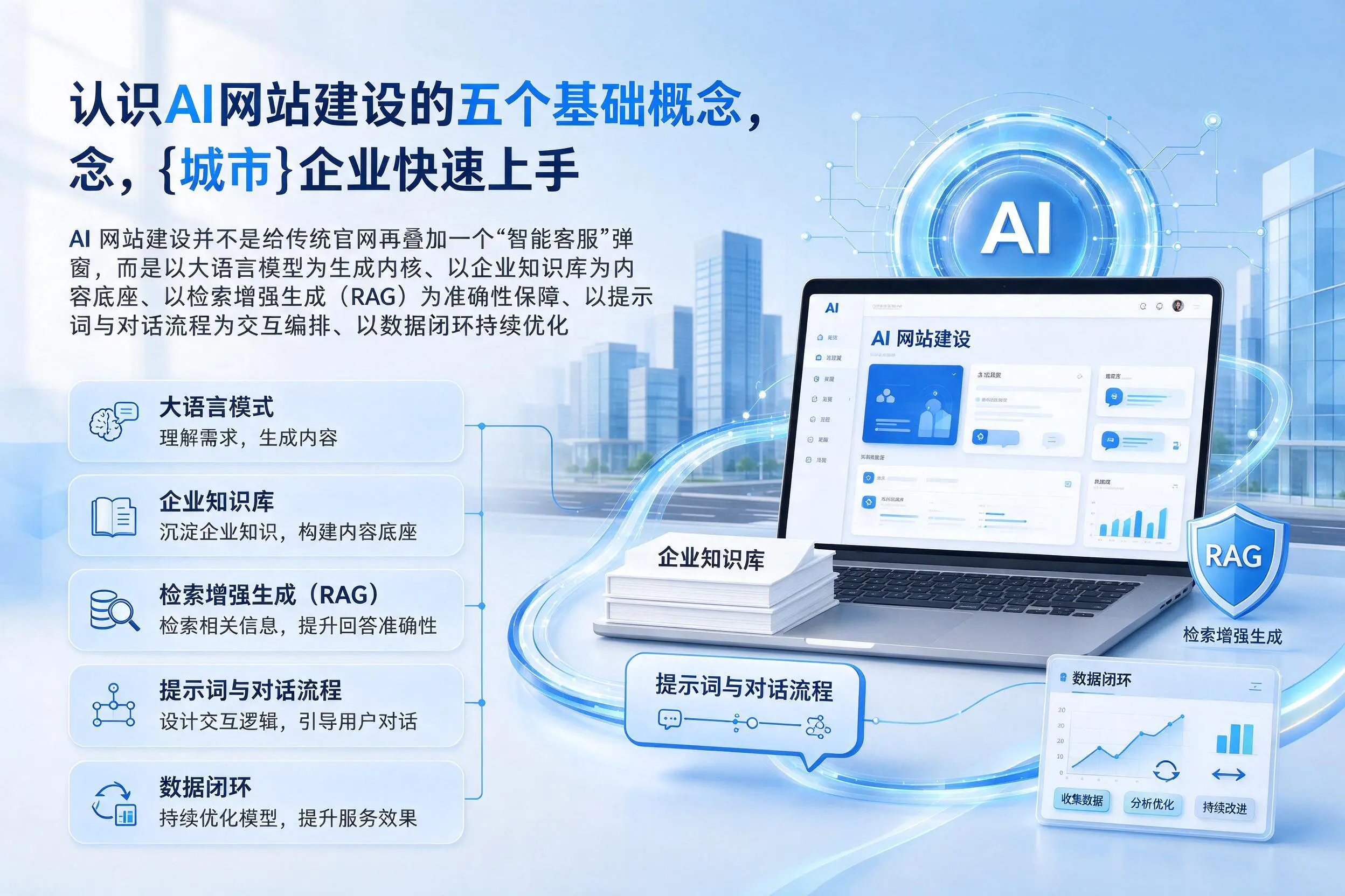 认识AI网站建设的五个基础概念，娄底企业快速上手