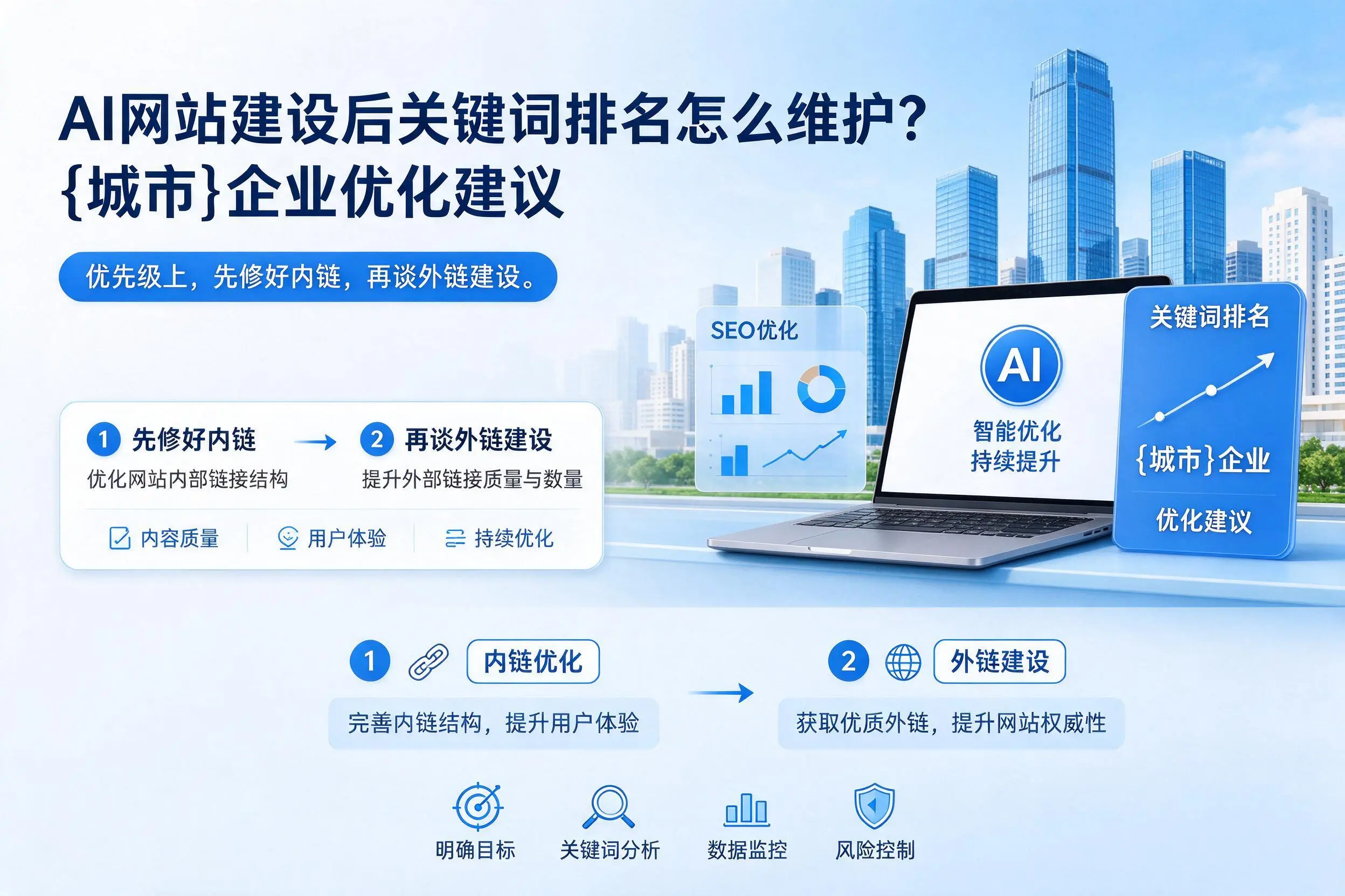 AI网站建设后关键词排名怎么维护?娄底企业优化建议
