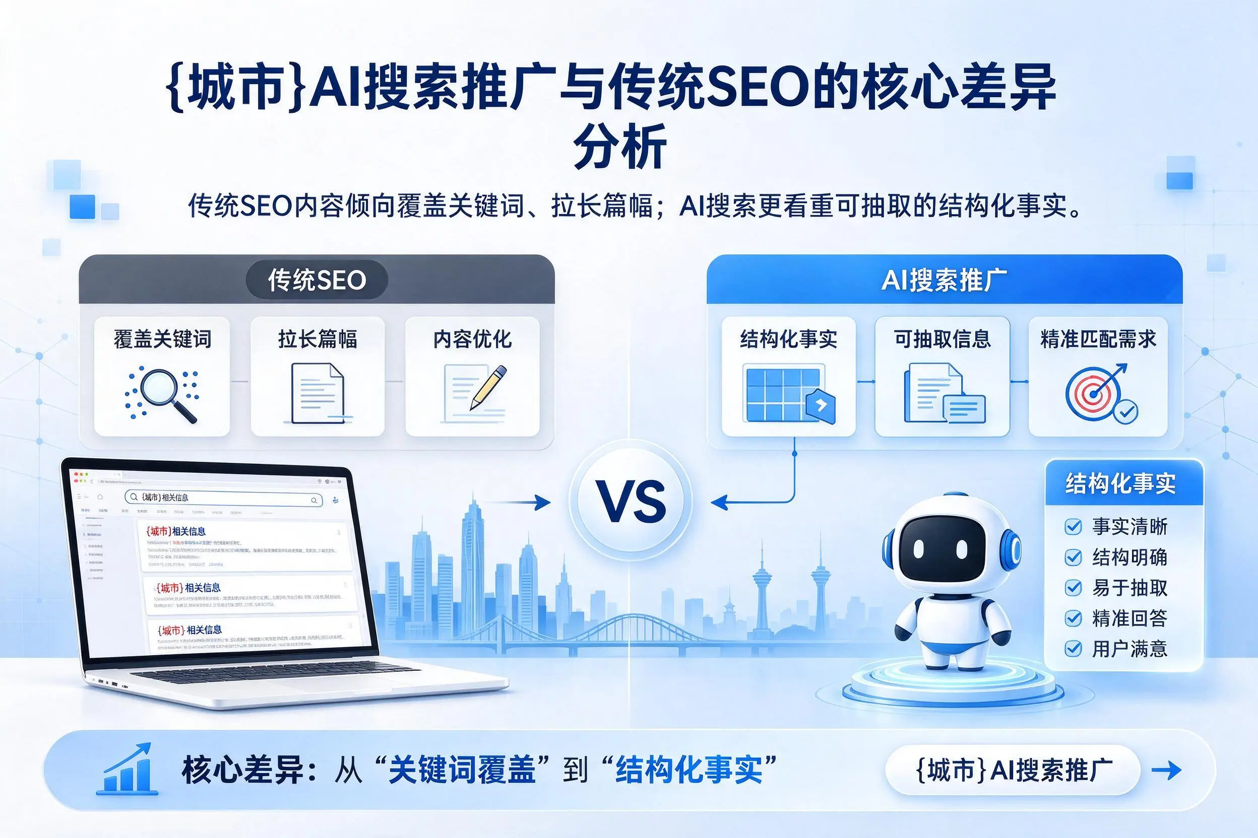 娄底AI搜索推广与传统SEO的核心差异分析